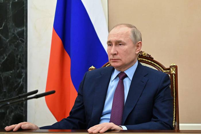 Vladimir Putin, presidente ruso, ayer, en Moscú. · Foto: Alexey Nikolsky, Sputnik, AFP