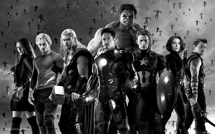 Los Vengadores: era de Ultrón
(Avengers: Age of Ultron). Dirigida
por Joss Whedon. Con Robert
Downey Jr, Scarlet Johansson,
Mark Rufalo, Chris Evans. Estados
Unidos, 2015.