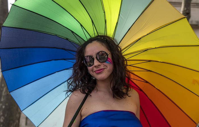 Marcha de la Diversidad, el 21 de setiembre en Colonia del Sacramento. · Foto: Ignacio Dotti