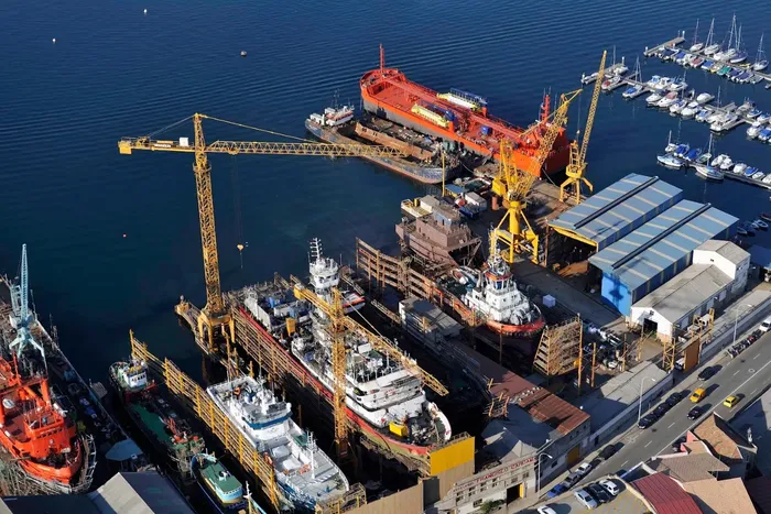 Astillero Cardama Shipyard en Galicia, España. Foto: Cardama Shipyard