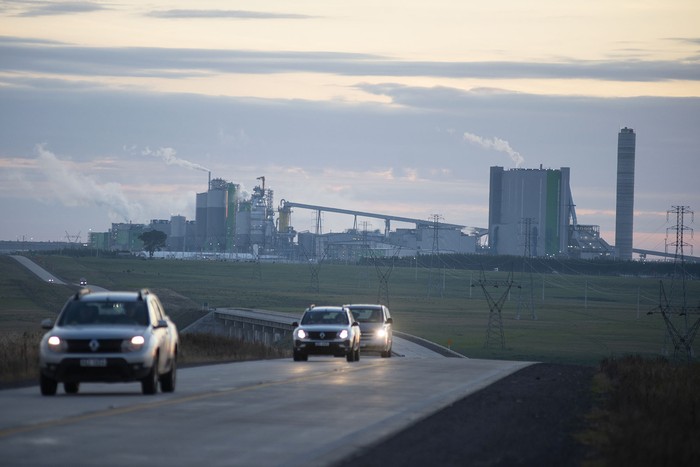 Planta de UPM en Pueblo Centenario, Durazno (archivo, junio de 2023). · Foto: Alessandro Maradei