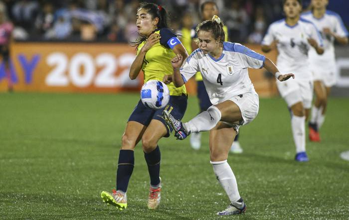 Florencia Bartholomai, de Uruguay, y Jael Montalvo, de Ecuador, el 3 de marzo. · Foto: .