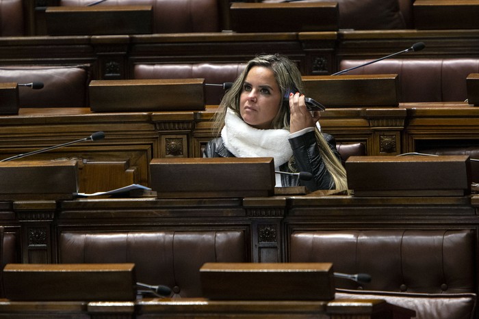 Valentina Dos Santos en Diputados (archivo, junio de 2023). · Foto: Camilo dos Santos