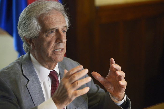 Tabaré Vázquez. (archivo, enero de 2018) · Foto: Andrés Cuenca
