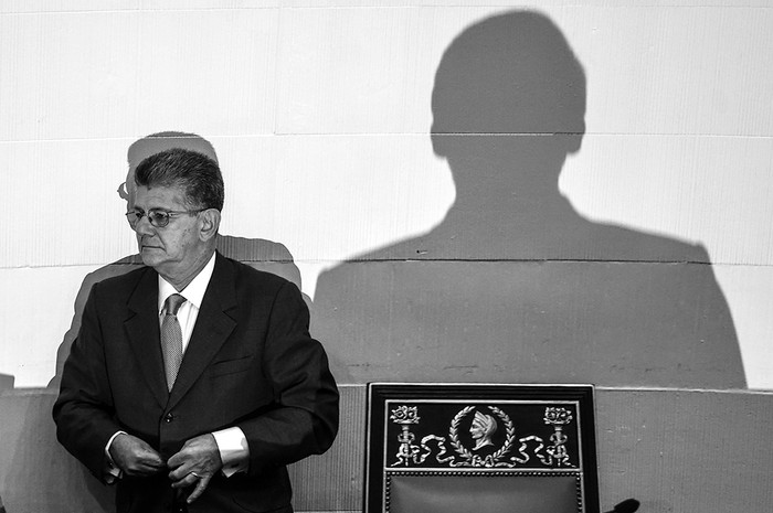 Henry Ramos, presidente de la Asamblea Nacional de Venezuela. Foto: Juan Barreto, AFP