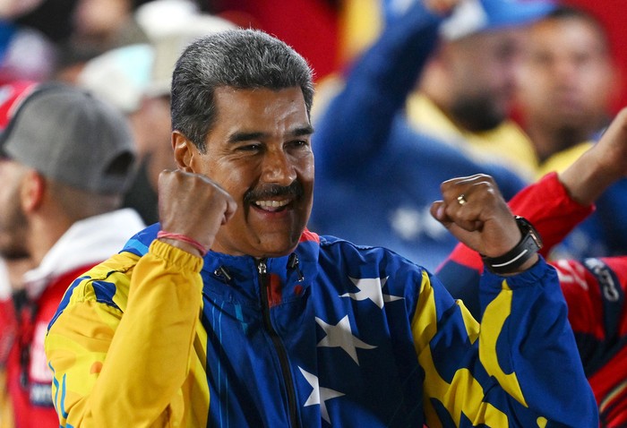 Nicolás Maduro tras los resultados de las elecciones presidenciales, el 28 de julio, en Caracas. · Foto: Juan Barreto, AFP