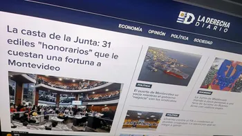 Portal de La Derecha Diario Uruguay. · Foto: Ignacio Dotti