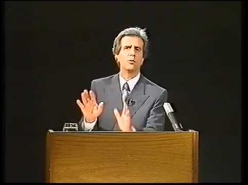 Tabaré Vázquez en el debate con Sanguinetti en 1994