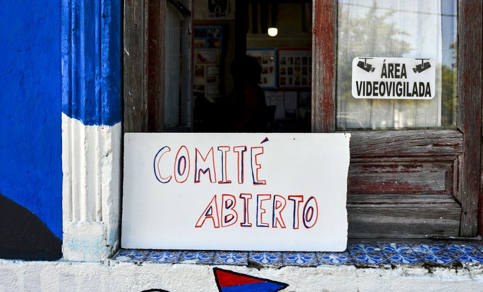 Comité Nibia Sabalsagaray del Frente Amplio en Nueva Helvecia. · Foto: Ignacio Dotti