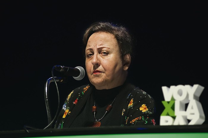 Shirin Ebadi, abogada iraní premio Nobel de la paz en 2003. Foto: Federico Gutiérrez