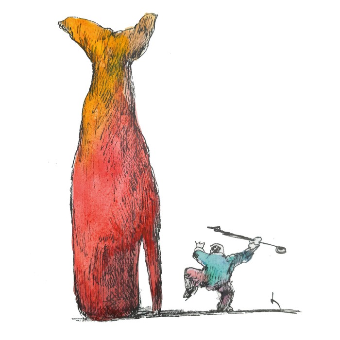 Foto principal del artículo 'Desenfreno imperialista contra Brasil' · Ilustración: Ramiro Alonso