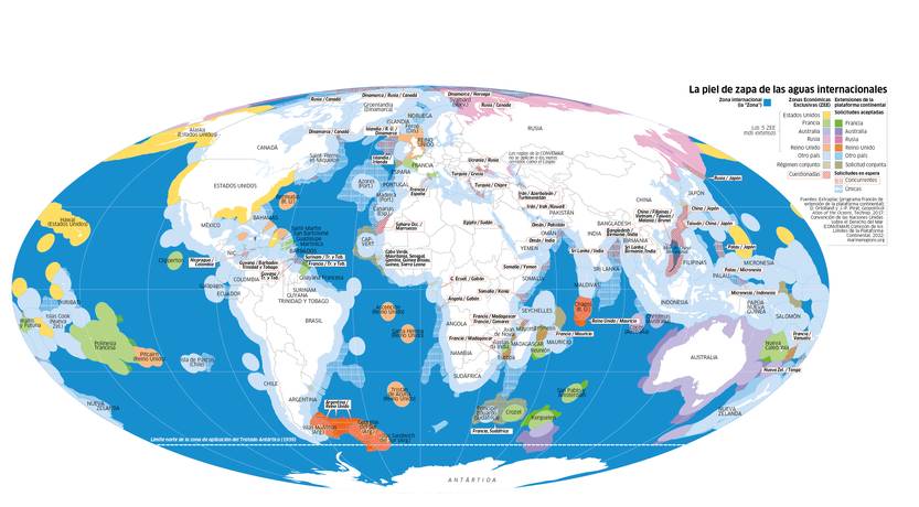 le monde 10 - El derecho del mar se tambalea