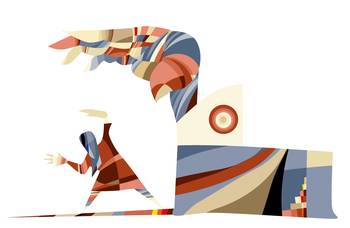 Foto principal del artículo 'Empezó mal la campaña para 2029' · Ilustración: Ramiro Alonso