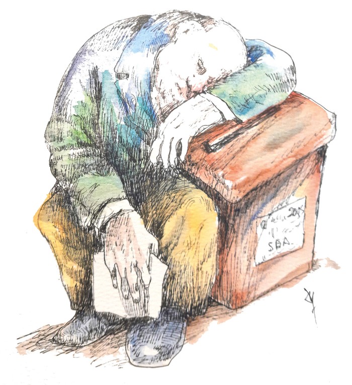 Foto principal del artículo 'Pistas para un balance de las departamentales' · Ilustración: Ramiro Alonso