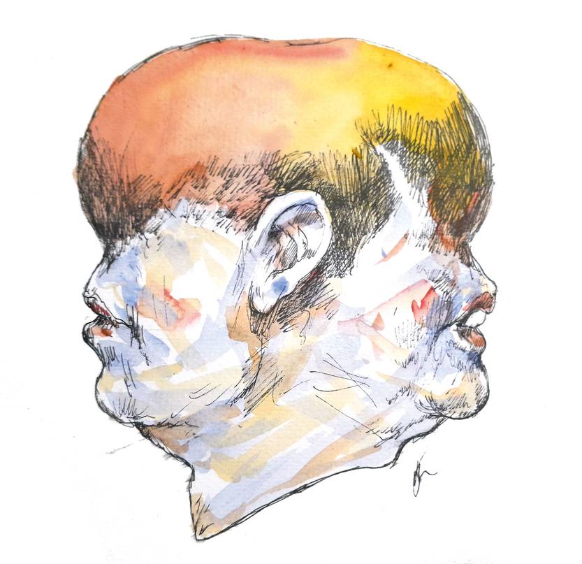 Por mal camino, ilustración