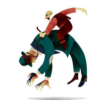 Foto principal del artículo 'No se trata de elegir entre infancia pobre y vejez pobre' · Ilustración: Ramiro Alonso