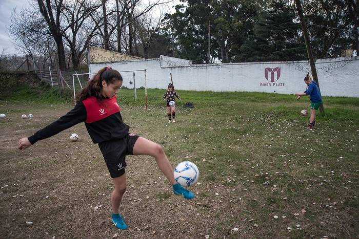 Entrenamiento de River Plate femenino. Foto: Natalia Rovira. · Foto: Natalia Rovira