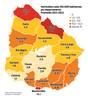 Homicidios cada 100.000 habitantes por departamento