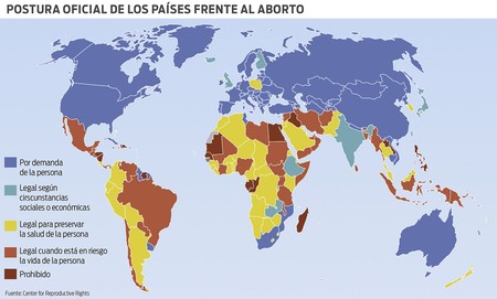 Foto principal del artículo '41% de las mujeres en edad reproductiva vive en países donde el aborto es ilegal o está restringido' Foto principal del artículo '41% de las mujeres en edad reproductiva vive en países donde el aborto es ilegal o está restringido'