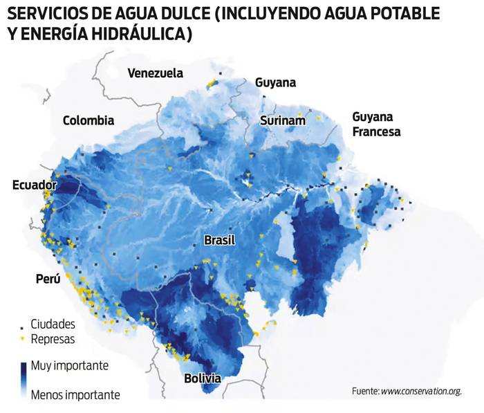 Foto principal del artículo 'Amazonia en su momento más crítico: perdió un millón de hectáreas de agua en diez años'