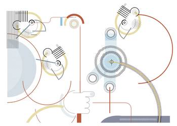 Foto principal del artículo 'Acerca de la irrupción de las rutinas liceales' · Ilustración: Ramiro Alonso