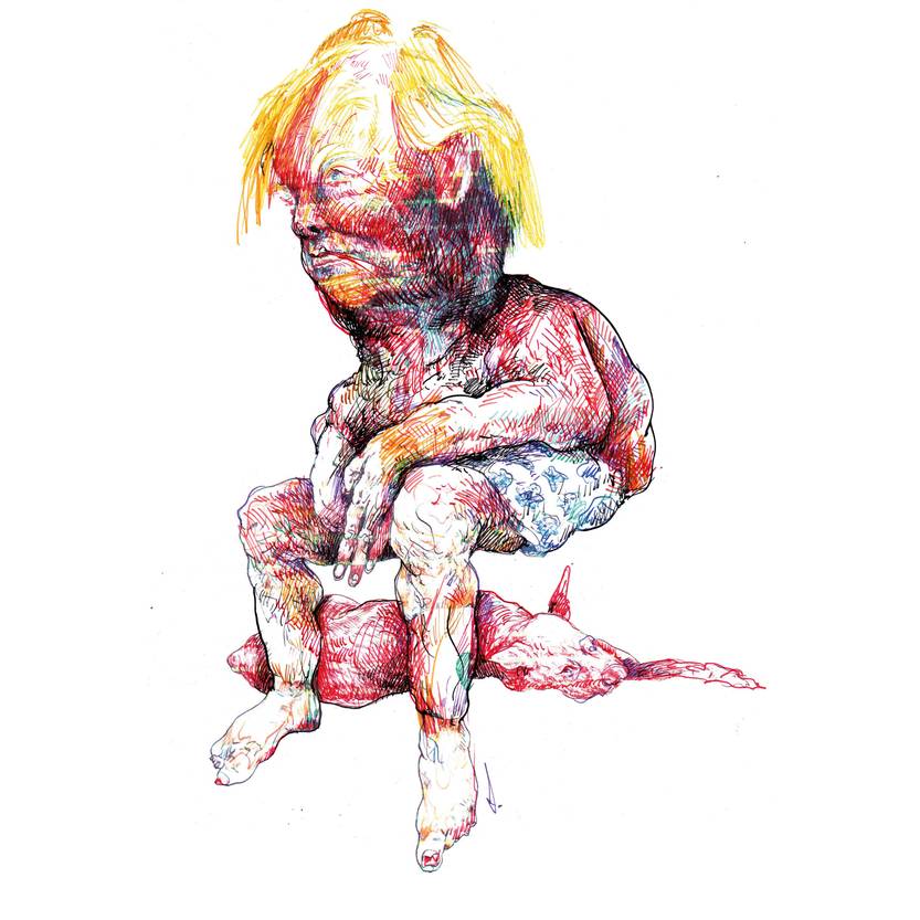 Trump en calzoncillos