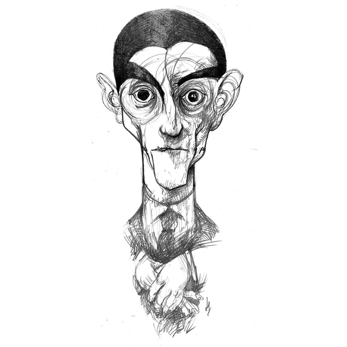 Foto principal del artículo 'El Kafka de Safranski' · Ilustración: Ramiro Alonso