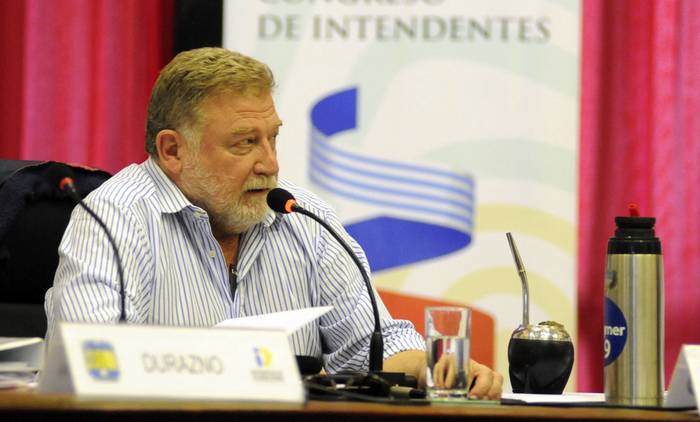 Walter Zimmer en el Congreso de Intendentes (archivo, octubre de 2012). · Foto: Nicolás Celaya