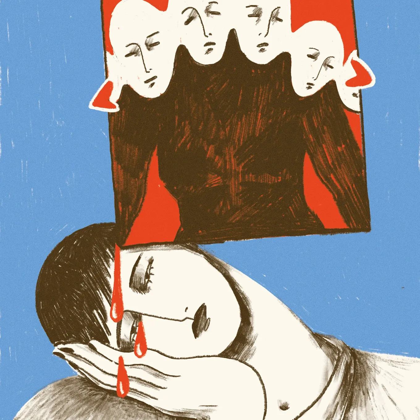 Foto principal del artículo 'Desnudas' · Ilustración: Belén Valverde