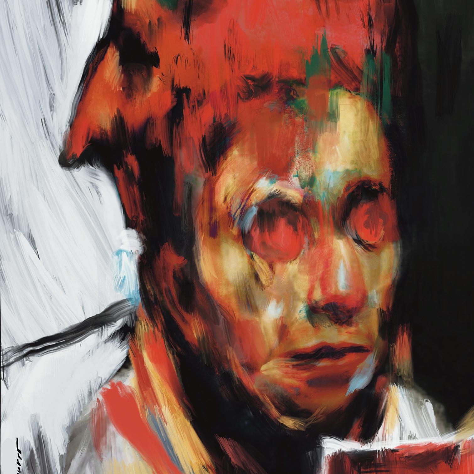 Foto principal del artículo 'Las caras de la luna son dos' · Ilustración: Federico Murro