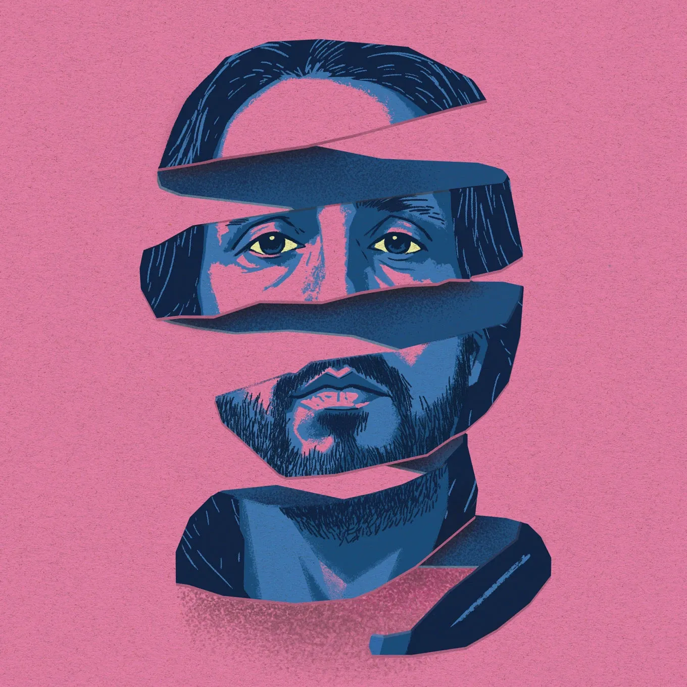 Foto principal del artículo 'Escalera femicida' · Ilustración: Silva Bros