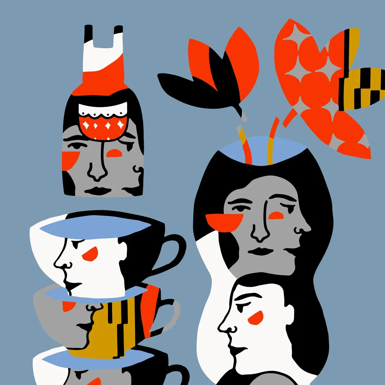 Foto principal del artículo 'Paradoja tradwife' · Ilustración: Ceci Ro
