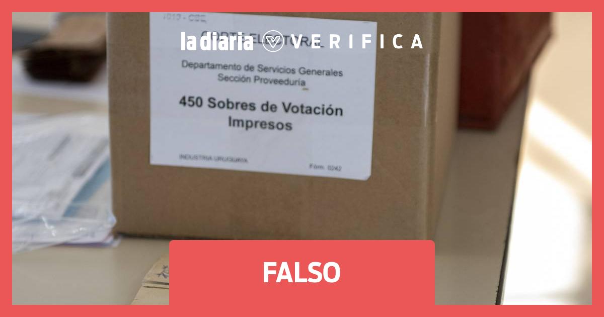 Image accompanying Se puede cometer fraude electoral con los sobres hallados en Comité de Base de Nueva Helvecia