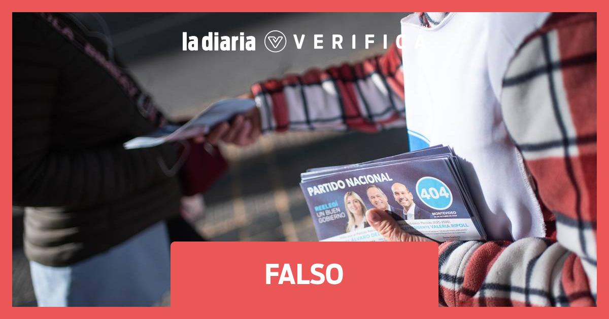 Image accompanying Las hojas de votación con la cara del presidente Lacalle Pou serán anuladas